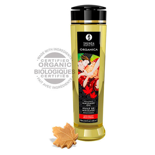 Shunga Kissable Massage Oil Organica 240ml - UABDSM