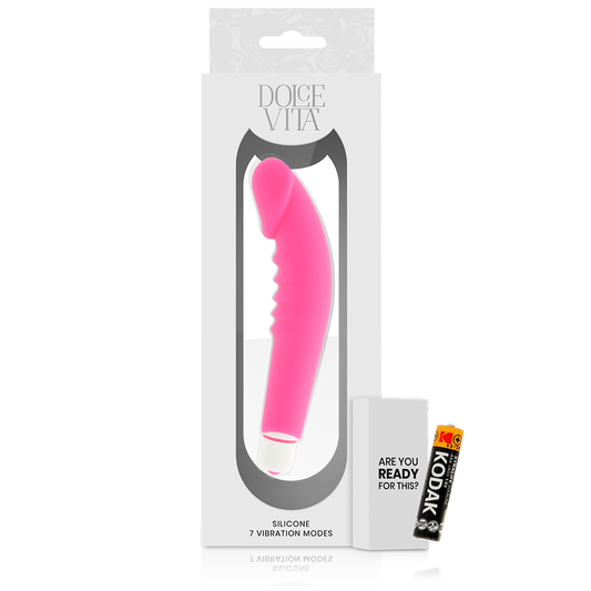 Dolce Vita  Realistic Pleasure Pink  Silicone - UABDSM