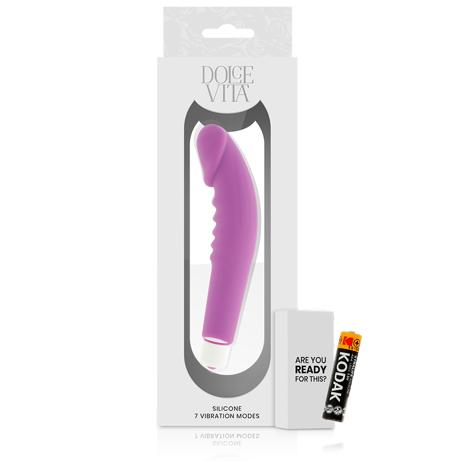 Dolce Vita  Realistic Pleasure Purple Silicone - UABDSM