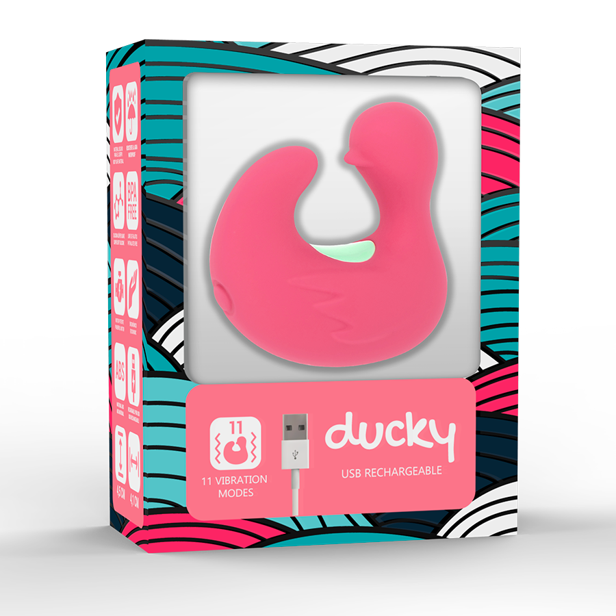 Happy Loky Duckymania Rechargeable Silicone Stimulator Finger - UABDSM