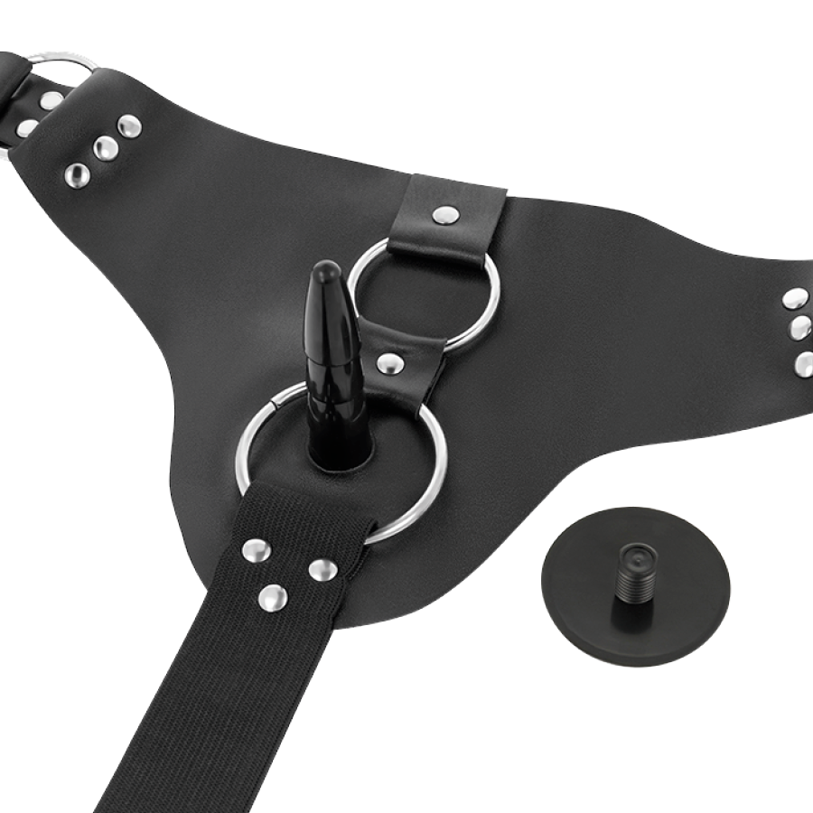 Harness Attraction Murdock 1 + 1 Dong  Flesh 19.8 + 15cm   X 4cm - UABDSM