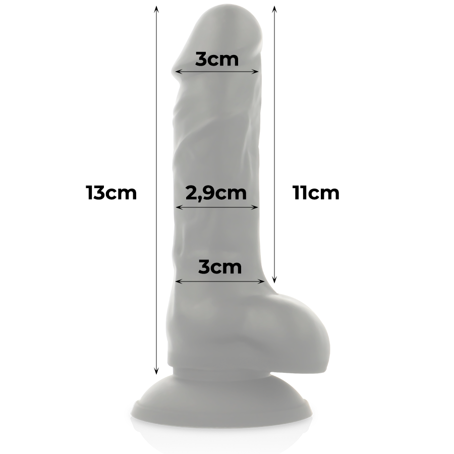 Cock Miller Silicone Density  Cocksil Articulable Black 13cm - UABDSM