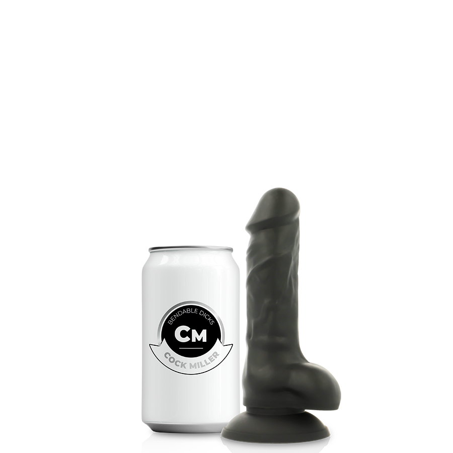 Cock Miller Silicone Density  Cocksil Articulable Black 13cm - UABDSM