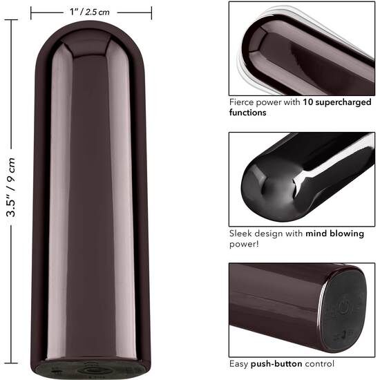 Calex Glam Bullet Vibrator Black - UABDSM