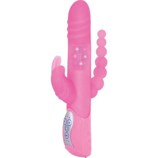 Sevencreations E Rabbit Triple Play- Pink Triple Stimulation Vibrator - UABDSM