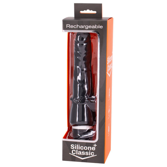 Sevencreations Rechargeable Vibrator Black 7v 20cm - UABDSM
