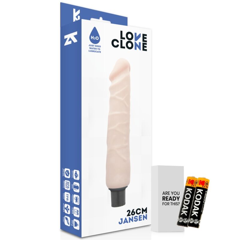 Loveclone Jansen  Self Lubrication Dong Flesh 26cm - UABDSM
