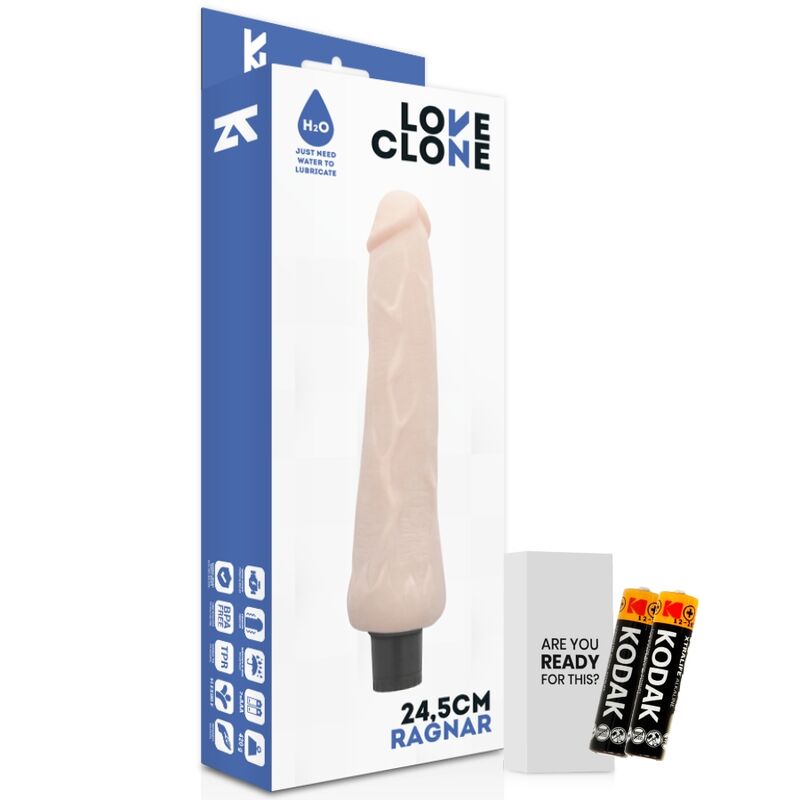 Loveclone Ragnar Self Lubrication Dong Flesh 24.5cm - UABDSM