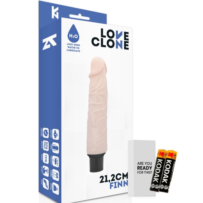 Loveclone Finn  Self Lubrication Dong Flesh 21.2cm - UABDSM