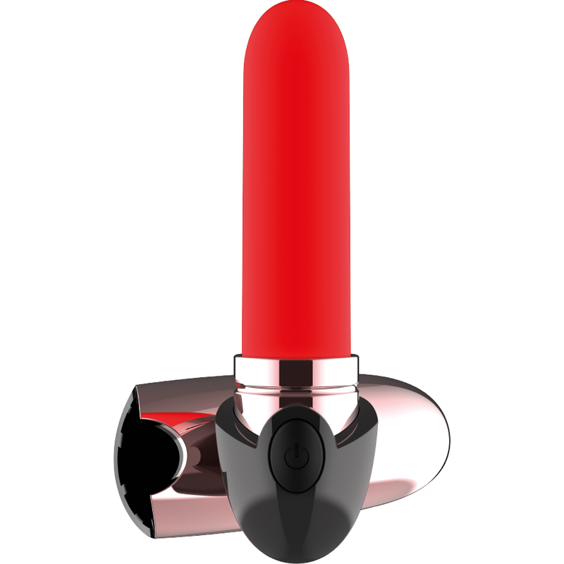 Coquette Chic Desire Vibrator Rechargeable Lipstick Black/ Gold - UABDSM
