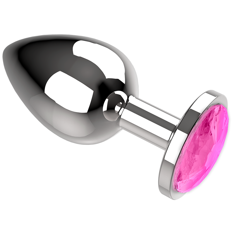 Coquette Chic Desire Anal Plug Metal Pink  Color Size M 3.5 X 8cm - UABDSM