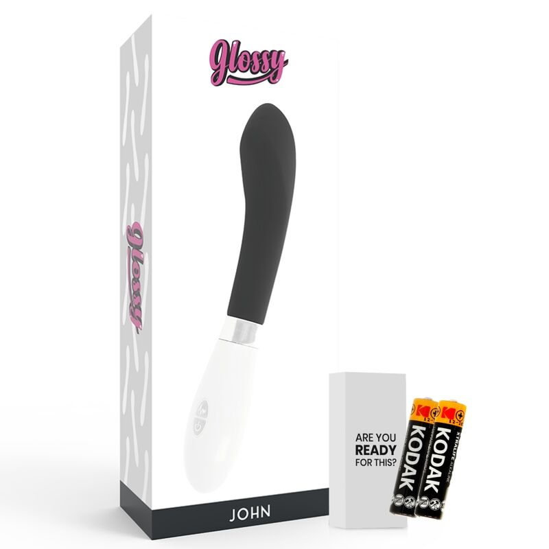 Glossy John Vibrator Black - UABDSM