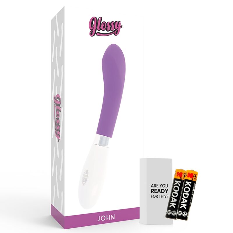 Glossy John Vibrator Purple - UABDSM