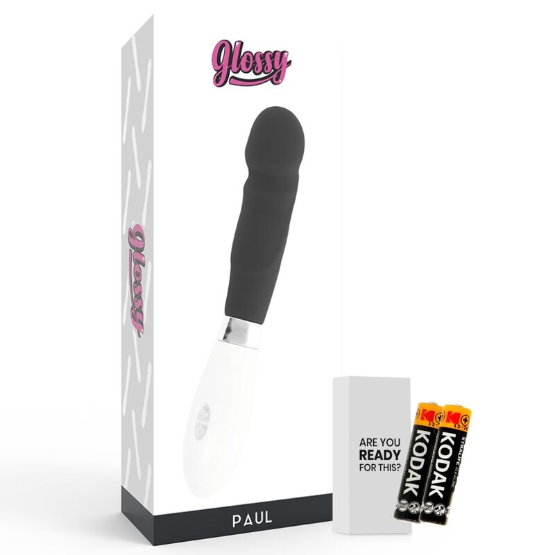 Glossy Paul Vibrator Black - UABDSM