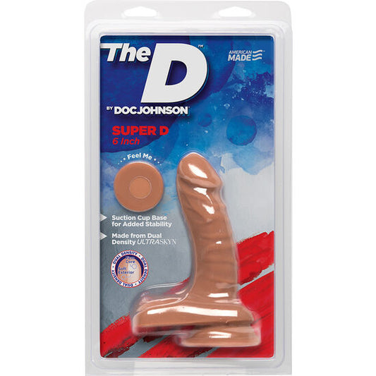 Doc Johnson The Super D Penis Real Stico 165 Cm Caramel - UABDSM
