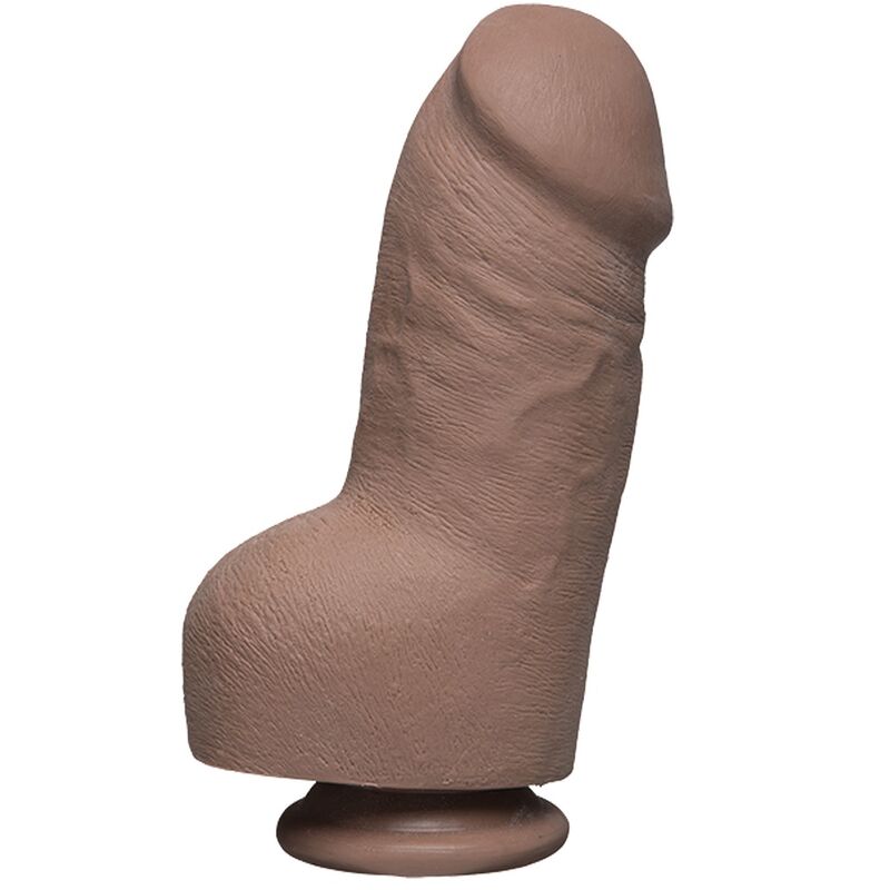 Doc Johnson Fat D 14cm With Balls -ultraskyn Caramel - UABDSM