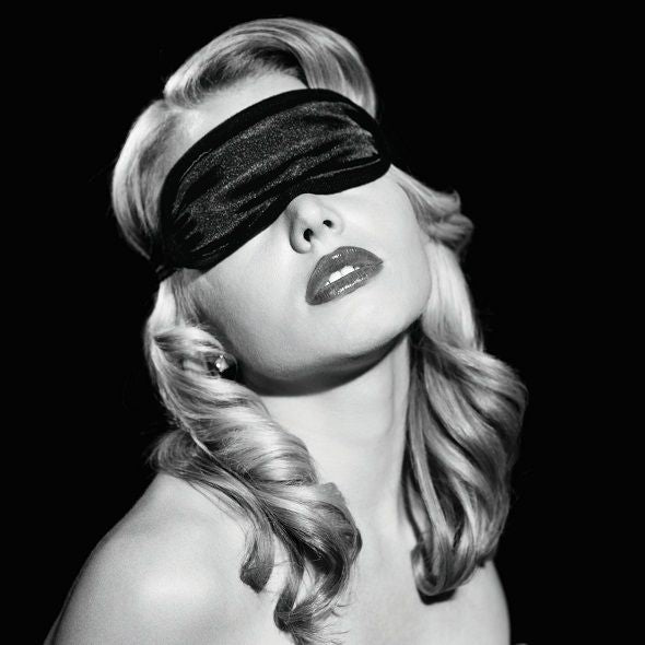 Sex & Michief Satin Blindfold Black - UABDSM
