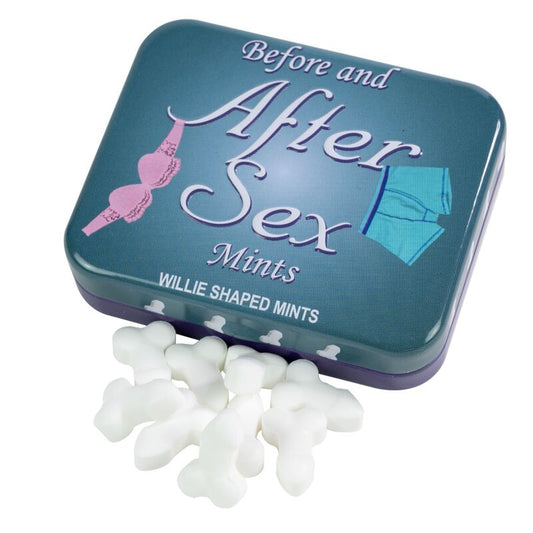 Before And After Sex Willie Shaped Mints - UABDSM