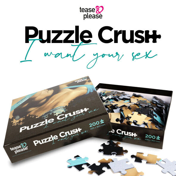 Tease & Please Puzzle Crush I Want Your Sex (200 Pc) Es/en/fr/it/de - UABDSM