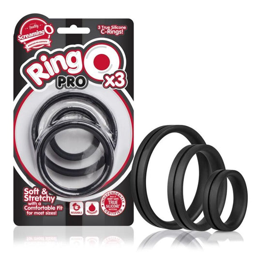 Screaming O Ringo Pro Xxl Cock Ring - Black - UABDSM