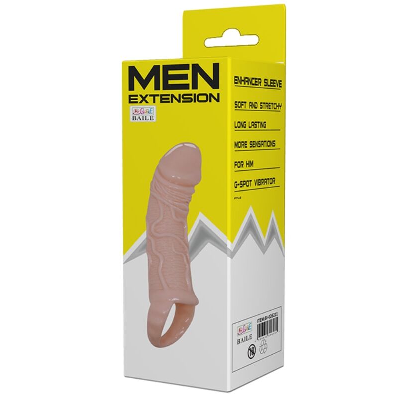 Men Extension Cover Penis And Strap 10 Cm - UABDSM