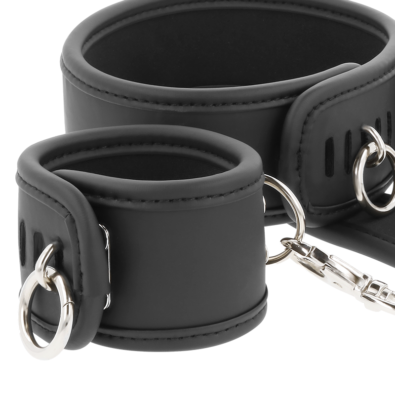 Fetish Submissive Leather And Handcuffs Vegan Leather - UABDSM