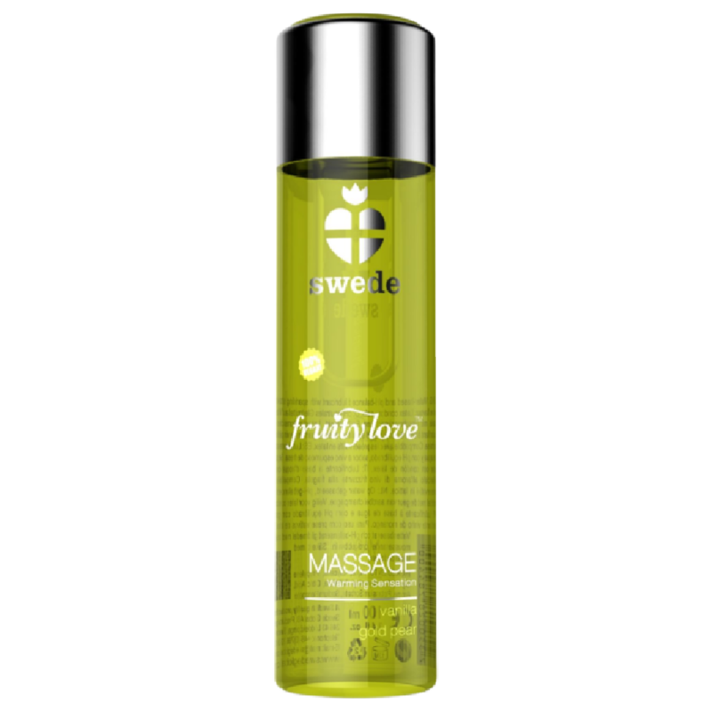 Swede Fruity Love Warming Effect Massage Oil Vanilla And Gold Pear 120 Ml. - UABDSM