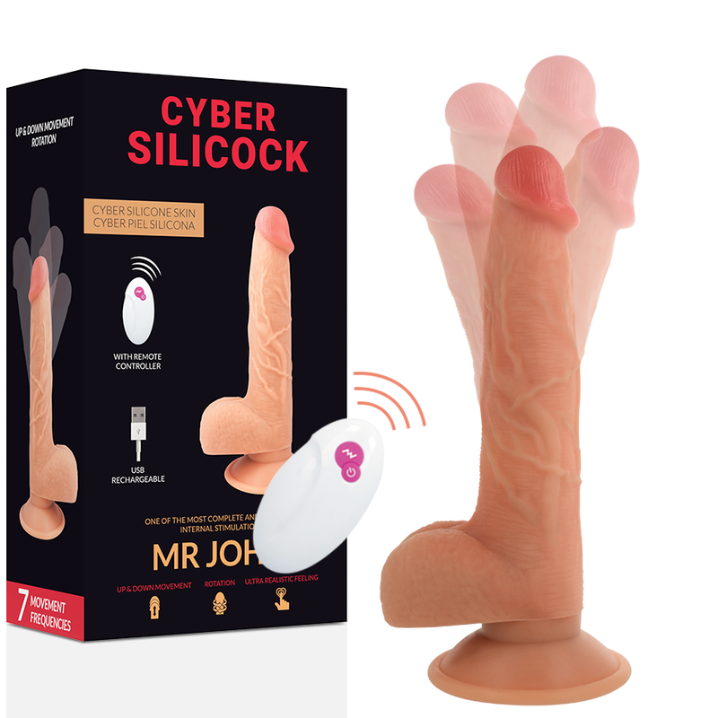 Cyber Silicock Remote Control Realistic Mr John - UABDSM