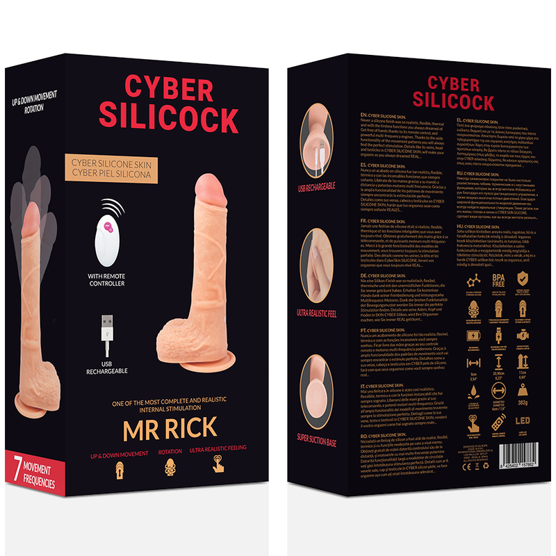 Cyber Silicock Remote Control Realistic Mr Rick - UABDSM