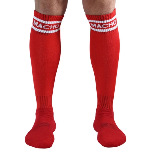 Macho Male Long Socks One Size - Red - UABDSM