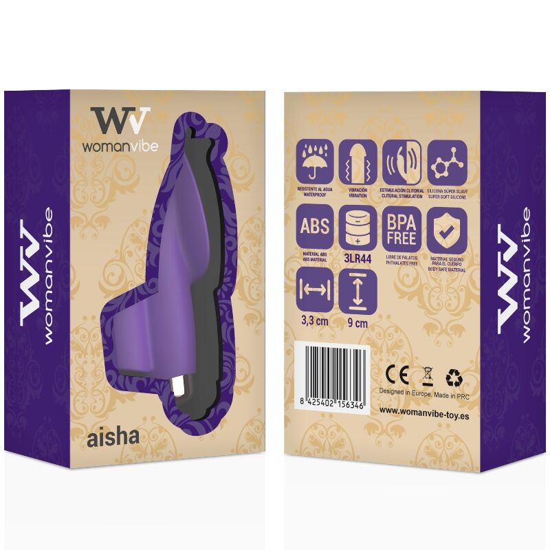 Womanvibe Aisha Silicone Stimulator Finger - UABDSM