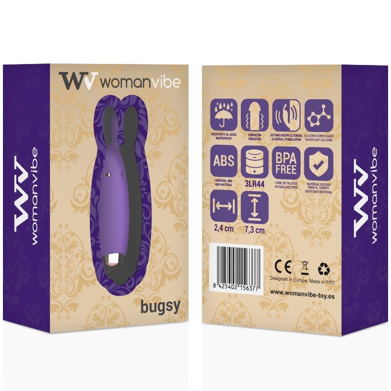 Womanvibe Bugsy Silicone Stimulator - UABDSM