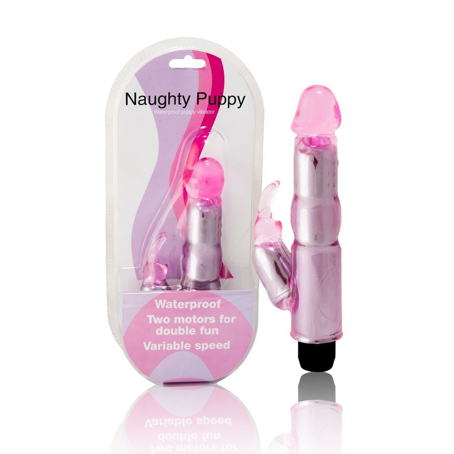 Naughty Puppy Vibrator Pink - UABDSM