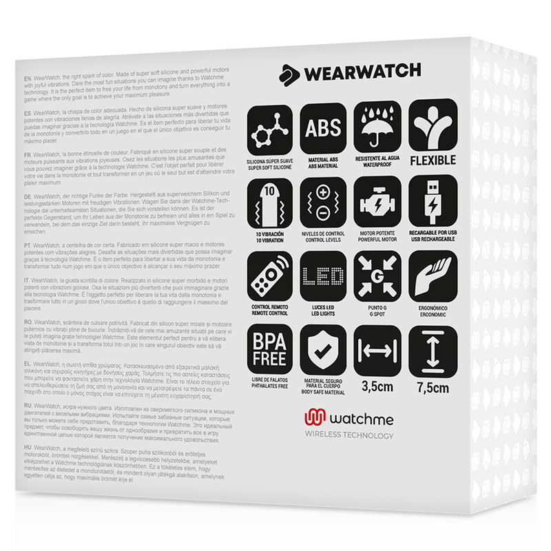 Wearwatch Egg Wireless Technology Watchme Fuchsia / Jet Black - UABDSM