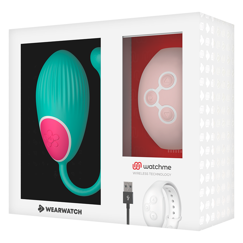 Wearwatch Egg Wireless Technology Watchme Aquamarine / Coral - UABDSM