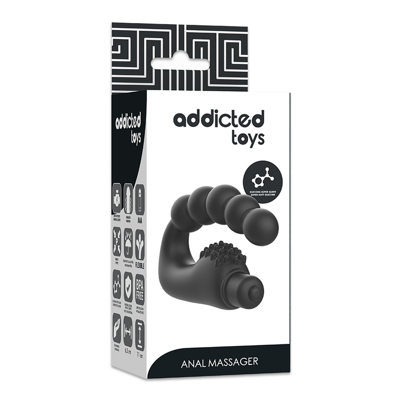 Addicted Toys Anal Massager  Prostatic With Vibration - UABDSM