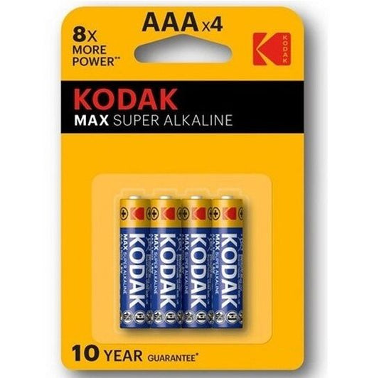 Kodak Max Alkaline Battery Aa Lr6 Blister * 4 - UABDSM