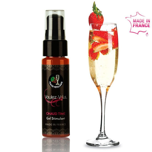 Voulez-vous Stimulating Gel - Cava & And Strawberries Flavour - 30 Ml - UABDSM