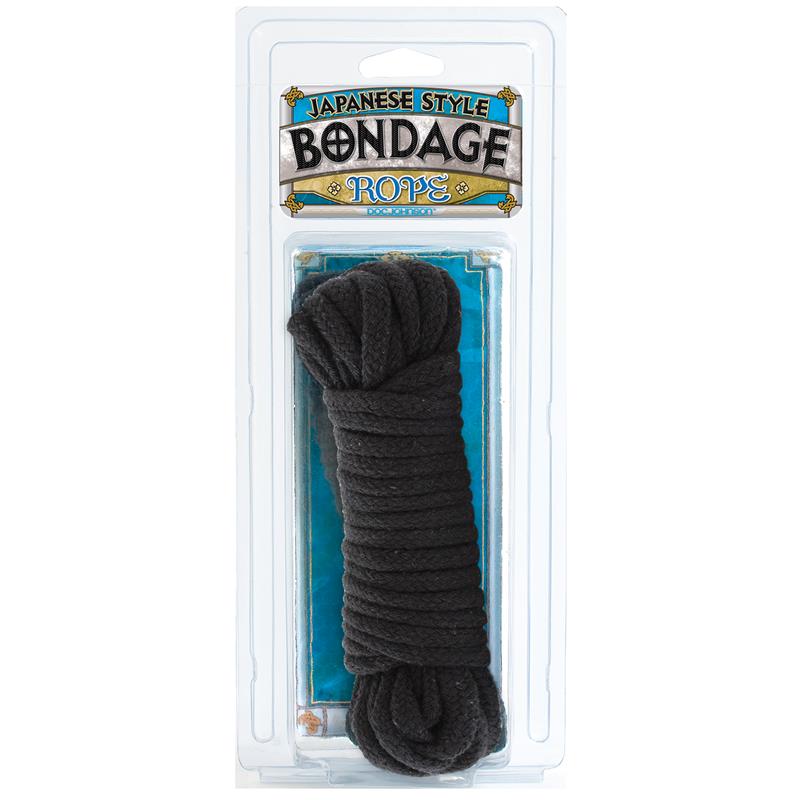 Japanese Style Bondage Rope Black - UABDSM