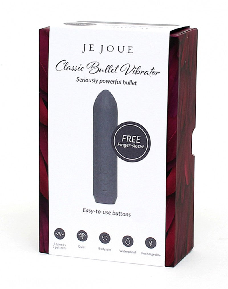 Je Joue - Classic Bullet Vibrator With Finger Sleeve - UABDSM