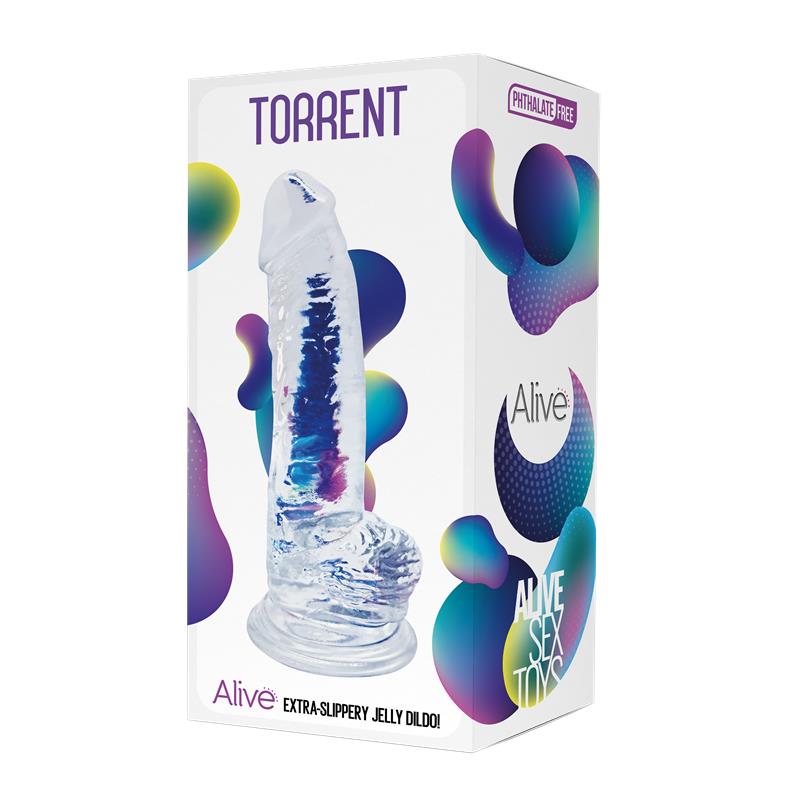 Jelly Dildo Torrent 20.6 cm - UABDSM