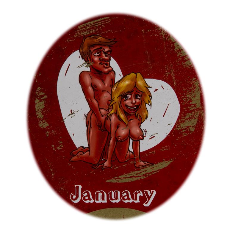 Kamasutra Poster Monthly for Scratching 60x40 cm - UABDSM
