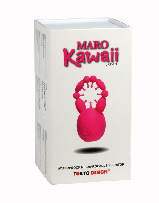 Kawaii - Maro 4 - Cockring Vibrator - Cerise - UABDSM