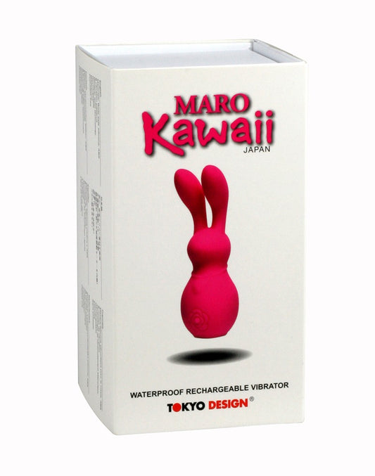 Kawaii - Maro 6 - Rabbit Vibrator - Cerise - UABDSM