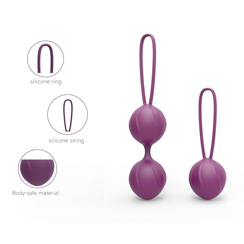 Kelly Kegel Balls Silicone Purple - UABDSM
