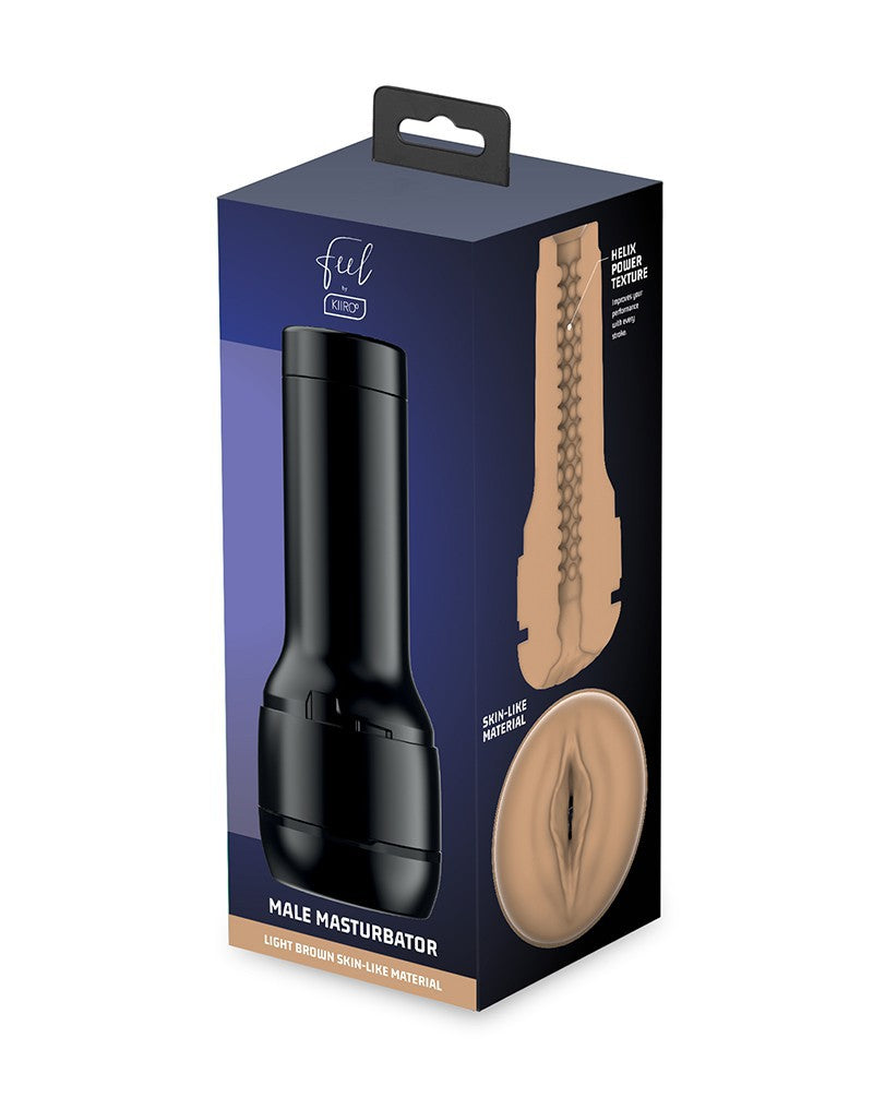 KIIROO - Feel Stroker - Realistic Stroker - Light Brown - UABDSM