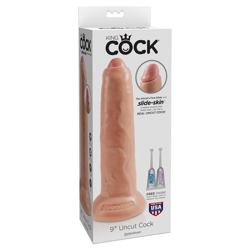 King Cock Realistic Dildo with Movable Foreskin Flesh 9 - UABDSM