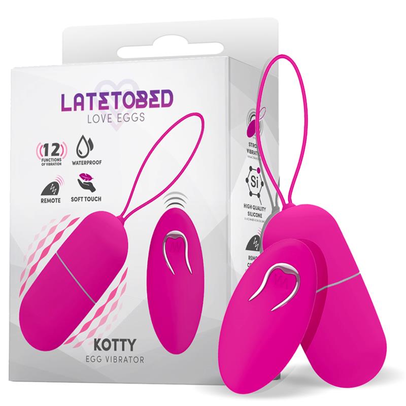 Kotty Vibrating Egg Waterproof Remote Control Silicone - UABDSM