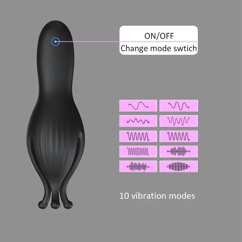 Krone Tip Cup Masturbator for Men Silicone USB - UABDSM