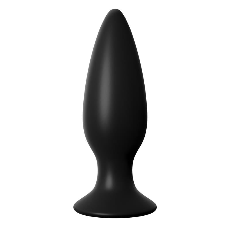 Large Rechargeable Butt Plug Black - UABDSM